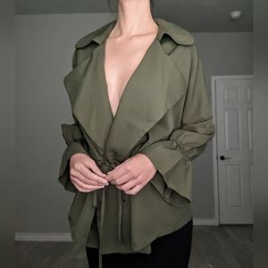 Green blouse, Small